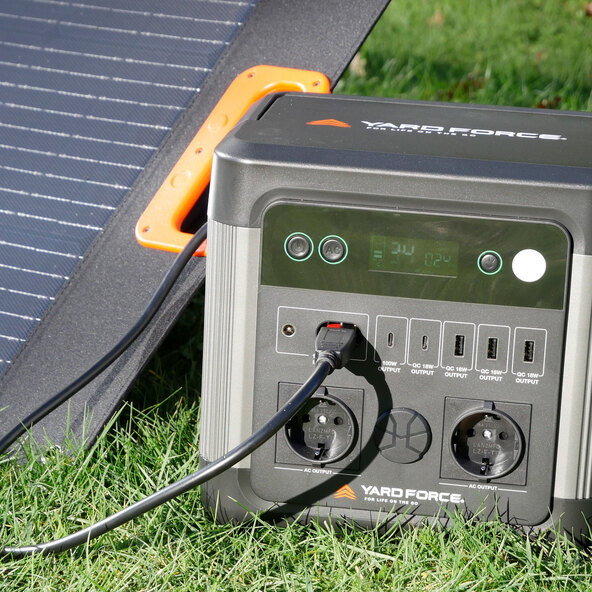 Powerstation LX PS1200 + Solcellepanel LX SPP20