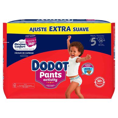 Dodot vauvan aktiviteettihousut vaippahousut 12-17 kg koko 5 38 kpl
