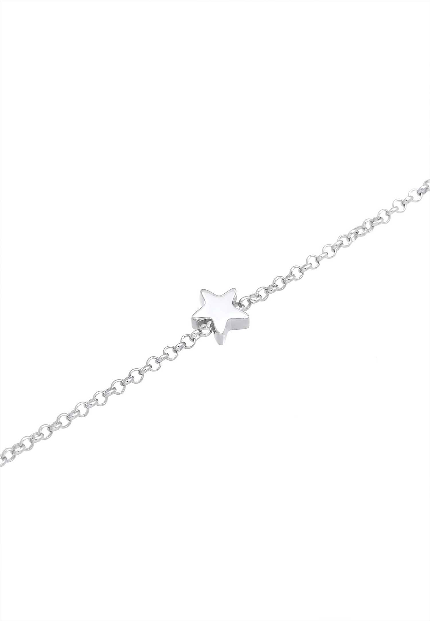 Elli Astro Étoile Basic Bracelet Femme - (925/1000) Argent