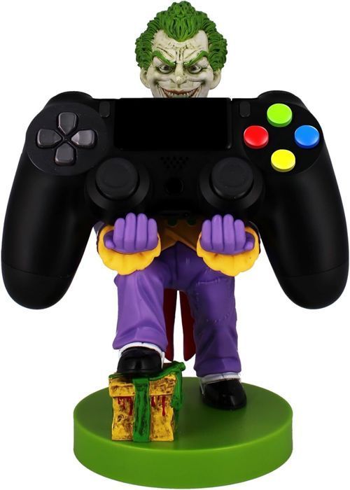 Accessory - Exquisite Gaming - Joker Figurine - Charger for PS4/Xbox Controllers - 2m Micro-USB Cable - Black