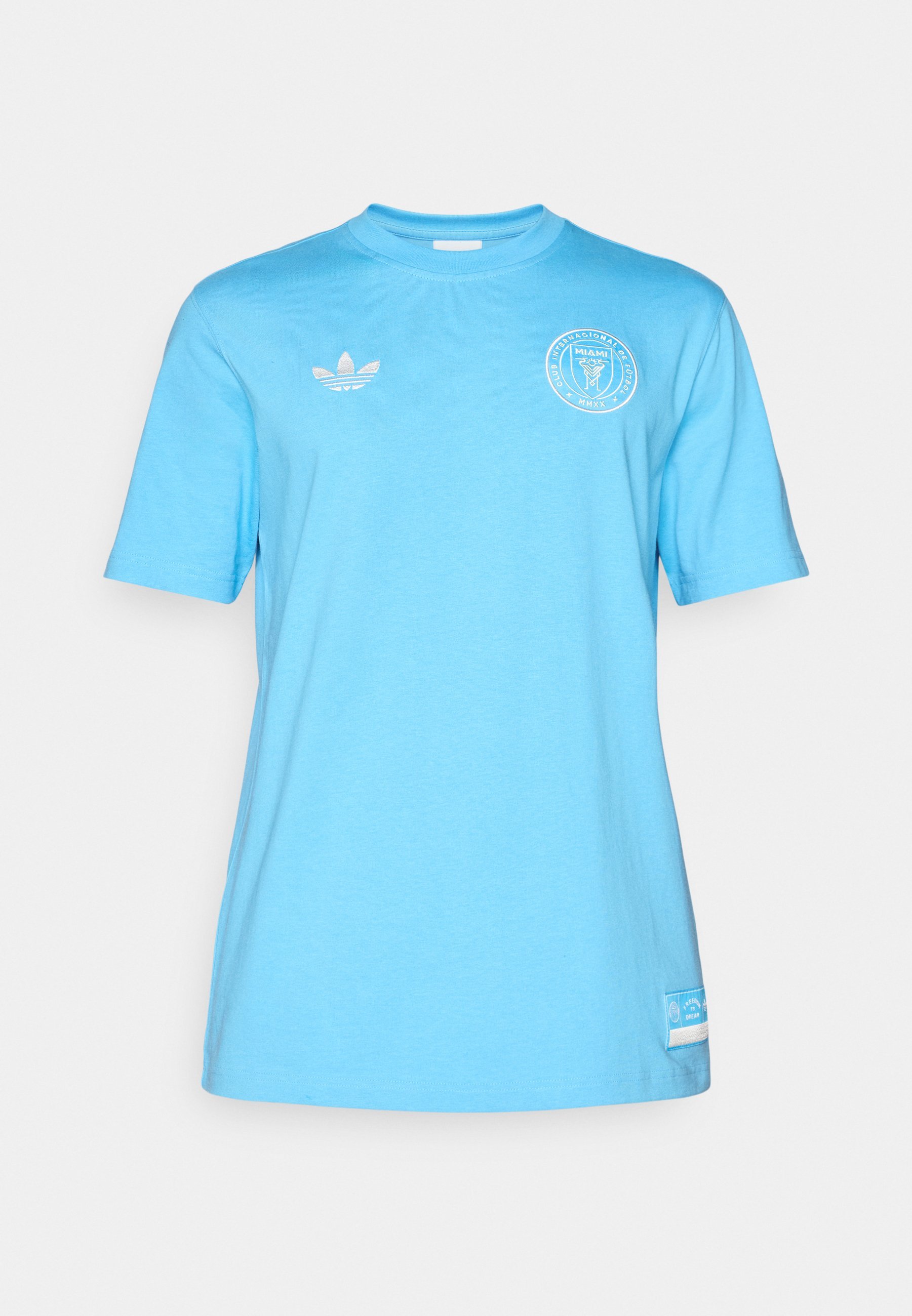 T-shirt adidas Originals INTER MIAMI CF ORIGINALS VARSITY TRAVEL - Tenue de club - Bleu semi-brillant/blanc