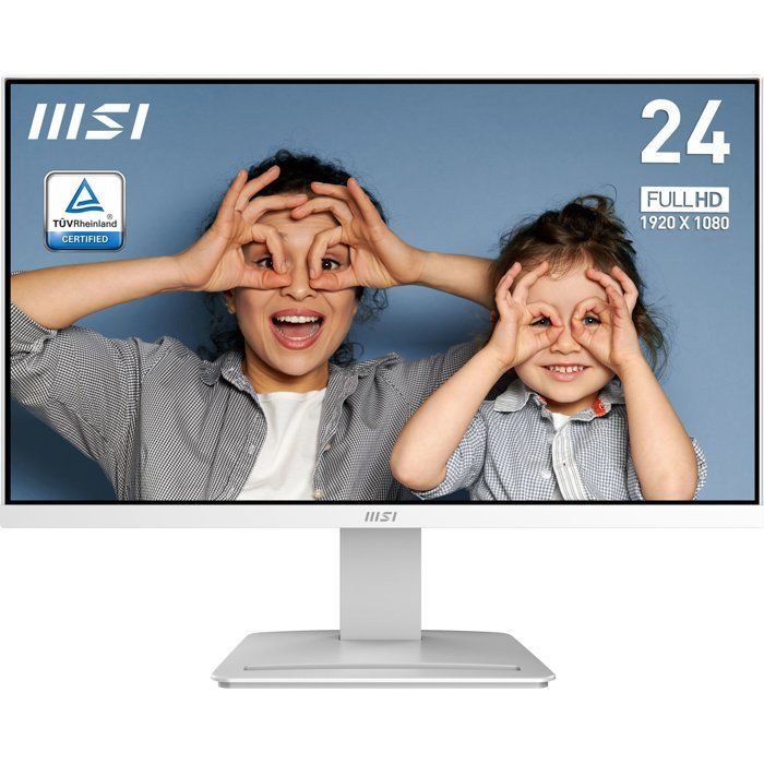 PC-monitor - MSI - 23,8 inch - Full HD - 100 Hz - VA-paneel - 1 ms - Wit - PRO MP2412W