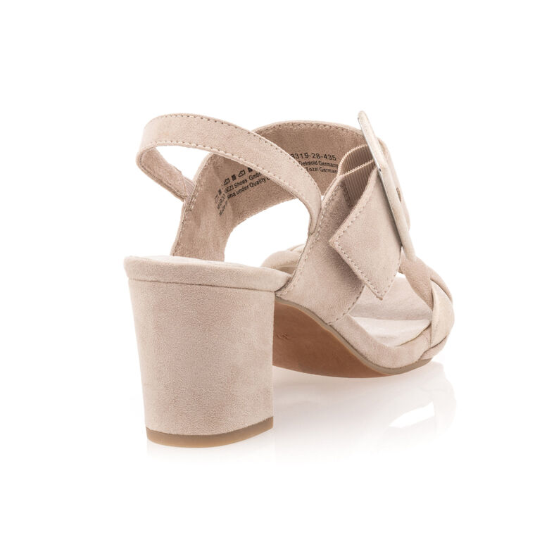 Beige Damen-Sandalen / Zehenfreie Schuhe