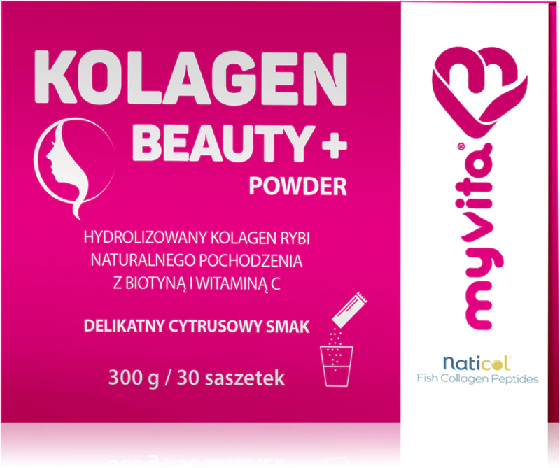 MyVita Kolagen Beauty+ харчова добавка з гідролізованим колагеном для ідеальної шкіри, волосся та нігтів
