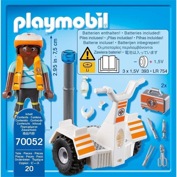 Playmobil City Life Rescuer and Segway
