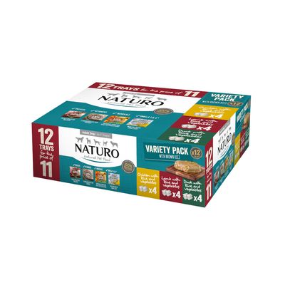 Naturo Adult Trays - Variert pakke med ris