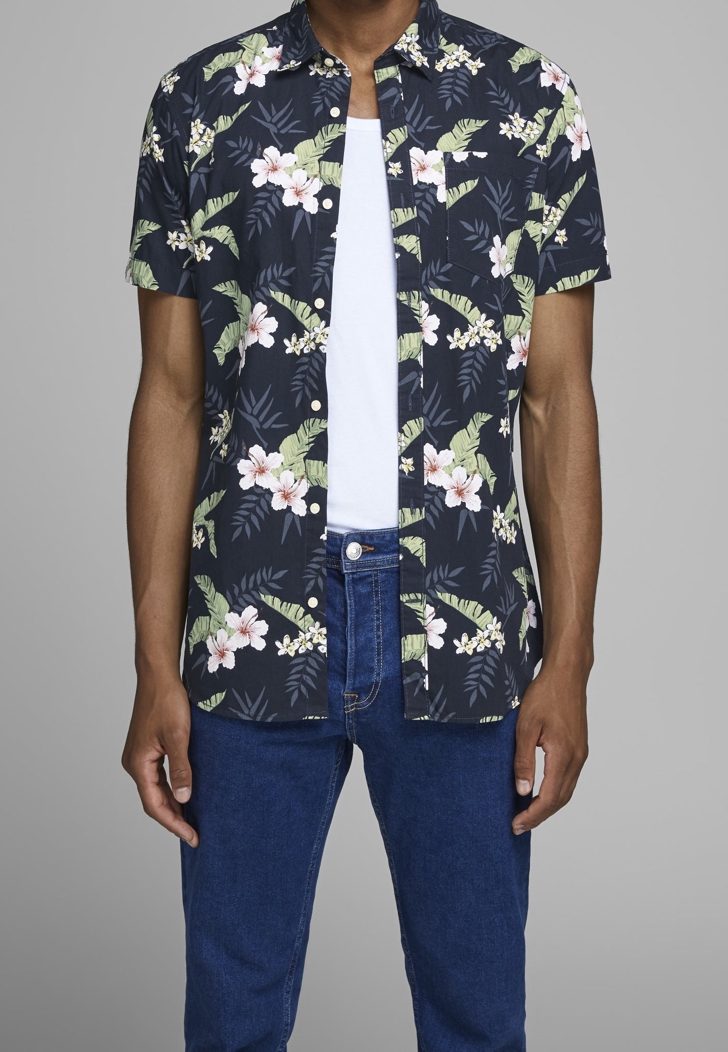 Jack & Jones skjorte - mørkeblå