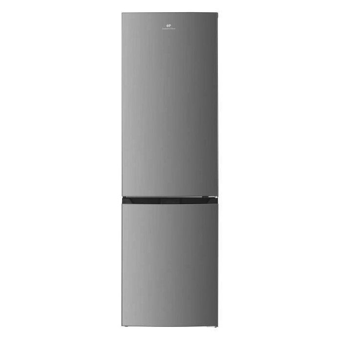 Frigorífico Continental Edison CEFC251NFS con congelador inferior - Sin escarcha (congelador y refrigerador) - 253 L - Clase energética E - Acero inoxidable