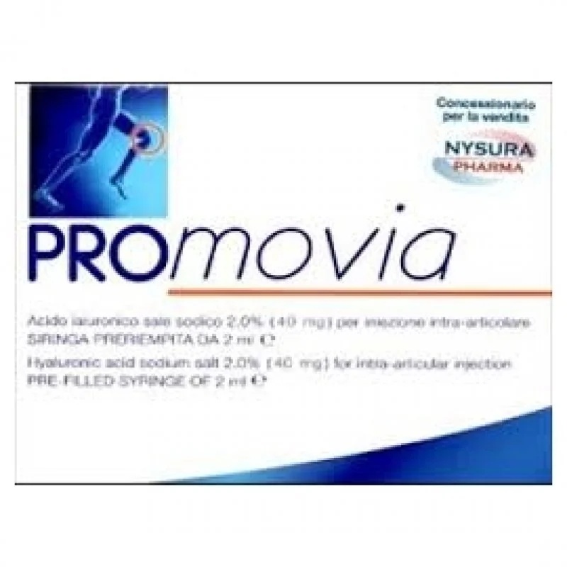 Vorgefüllte Spritze Promovia 40 mg Hyaluronsäure-Natriumsalz 2 ml