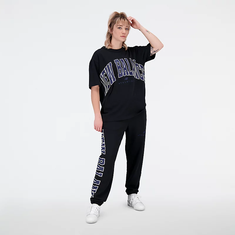 Warped Classics French Terry Unisex Joggingbroek – ZWART