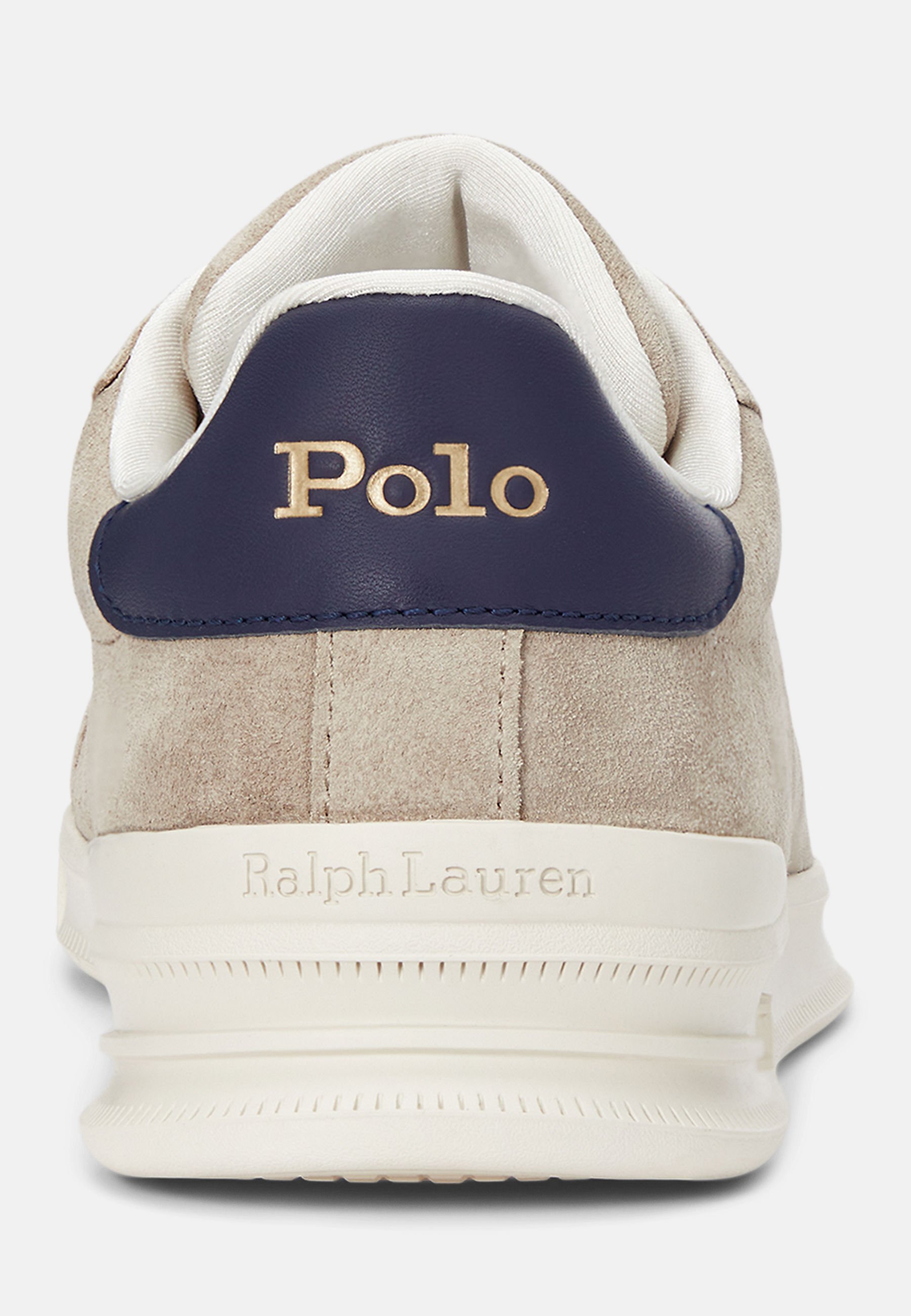 Polo Ralph Lauren HERITAGE COURT II SUEDE SNEAKER UNISEX - Tenisky - black/navy