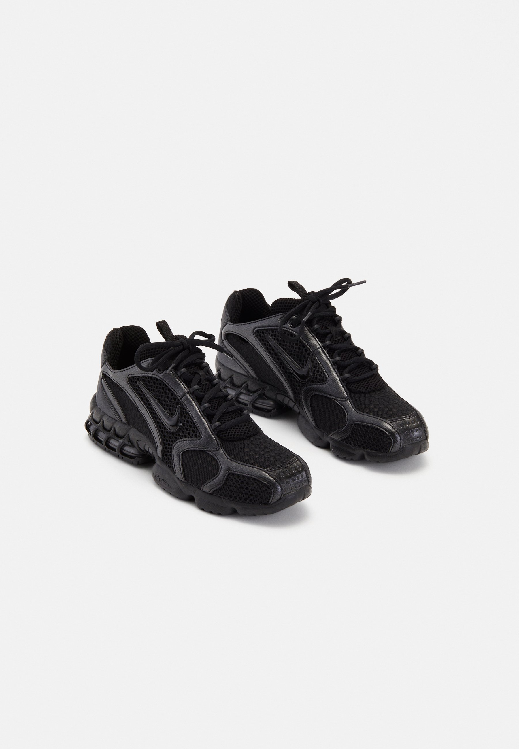Nike Sportswear AIR ZOOM SPIRIDON CAGE 2 - Vabaajajalatsid - must/antratsiit/suitsuhall