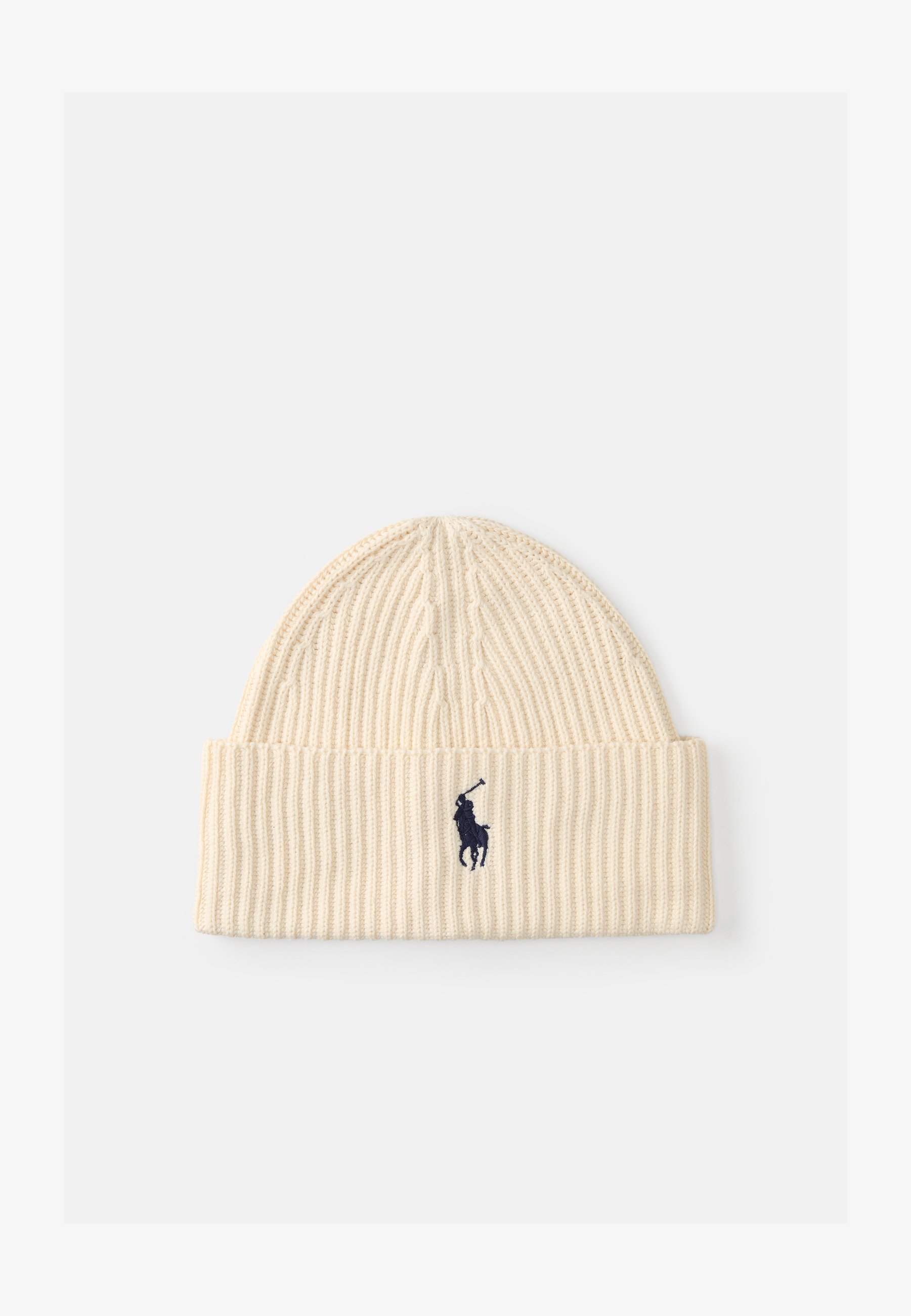 Polo Ralph Lauren unisex muts voor koud weer - Andover crème