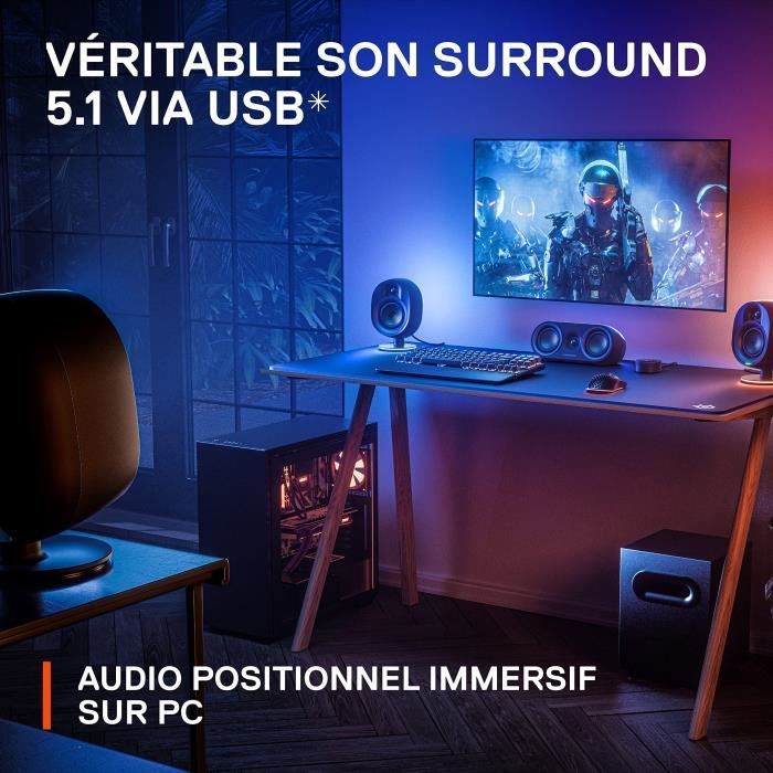 Computerluidsprekers - STEELSERIES - Arena 9 - 5.1 surround sound
