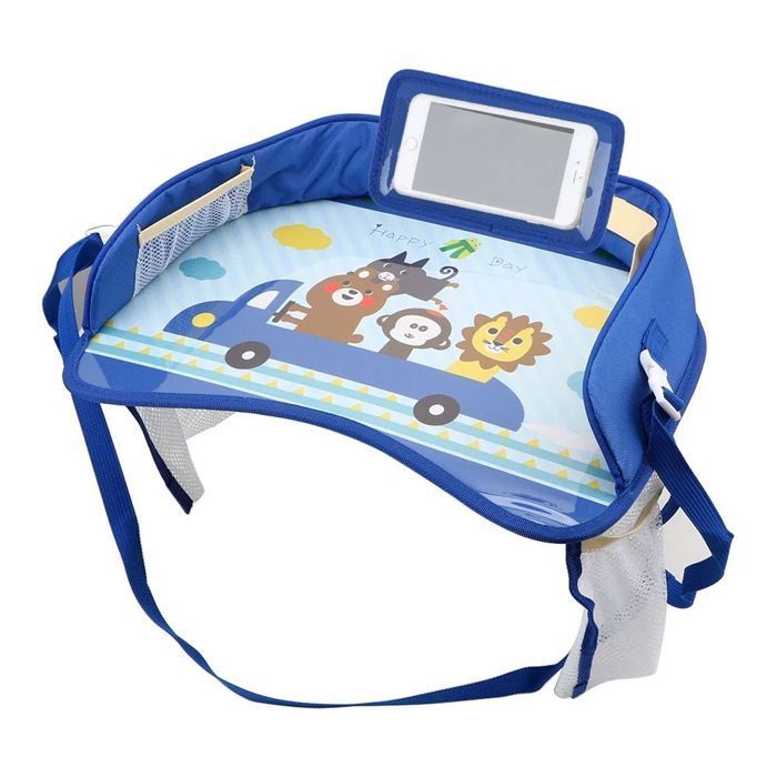 Soporte para bandeja de aperitivos para asiento de coche de bebé, organizador universal de mesa de comedor de juguete para niños de PVC