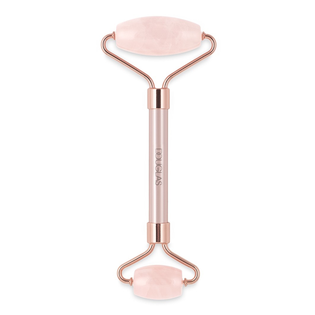 Rouleau de massage facial en quartz rose Douglas Collection - 1 pièce