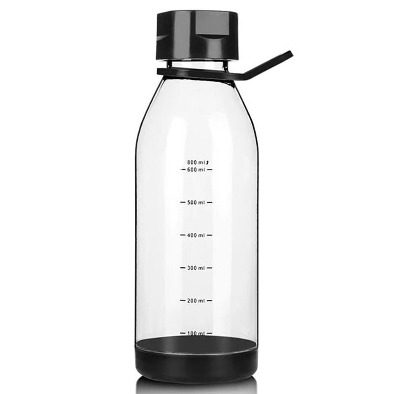 Tragbare Plastikwasserflasche, einfache Lauf-Wasserflasche mit großem Fassungsvermögen, Plastikbecher, kreative koreanische Wasserflasche FF70P