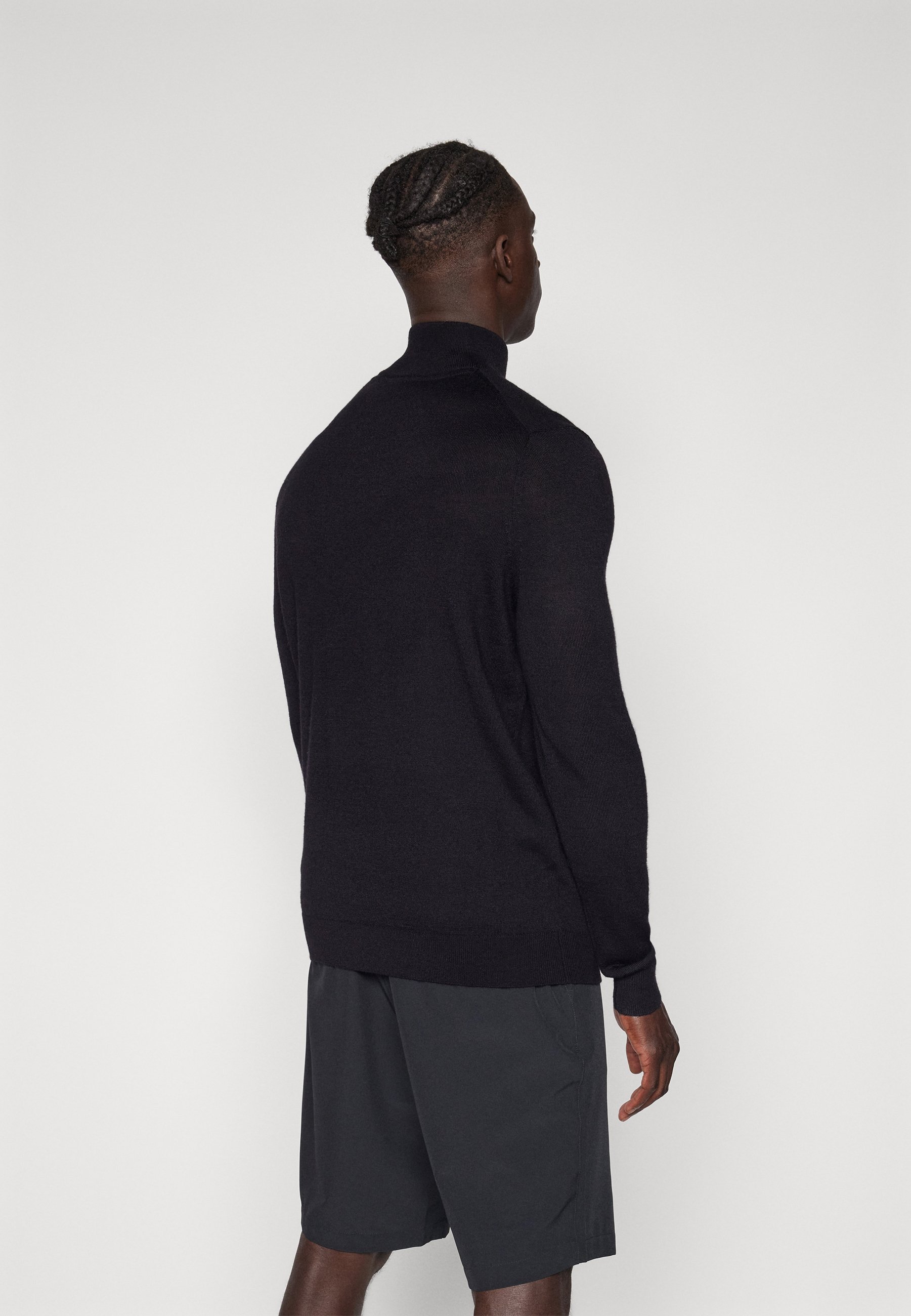 Lyle & Scott QUARTER ZIP - Trui - zwart