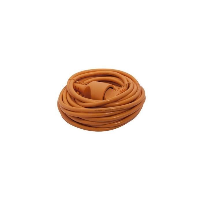 Cabo de extensão CHACON HO5VVF 3x1,5mm² laranja, 12m