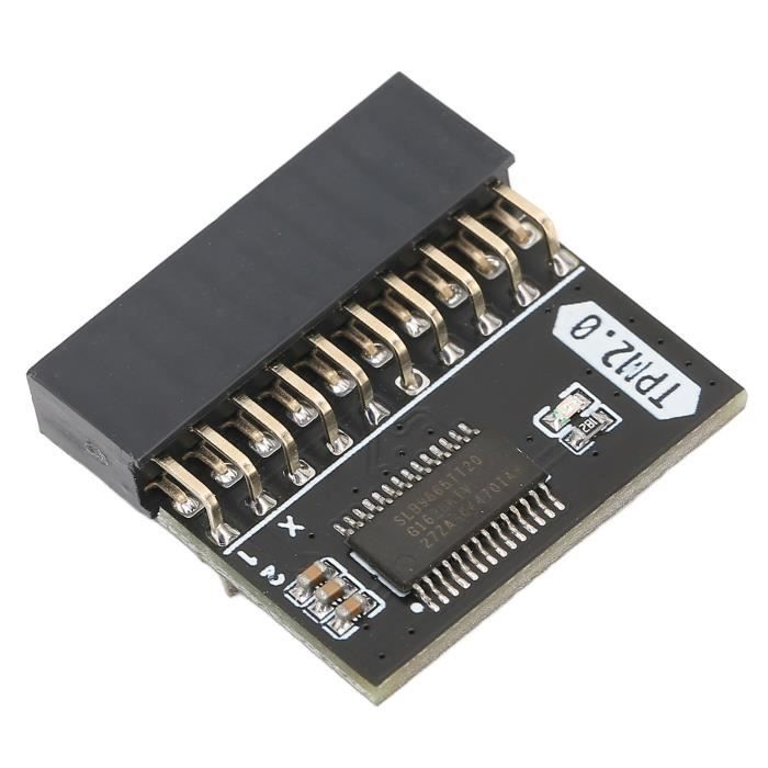 Duokon Module TPM2.0 20 broches Module de sécurité de cryptage TPM 2.0 20Pin 2 10P processeur de cryptage autonome Module TPM 2.0