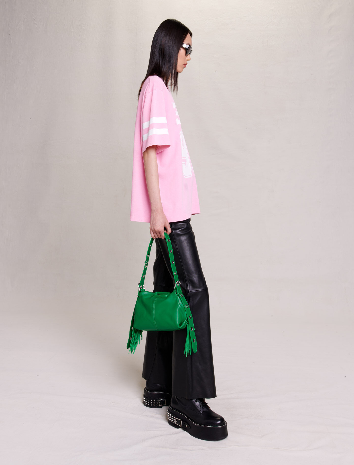 Oversized T-shirt - Roze