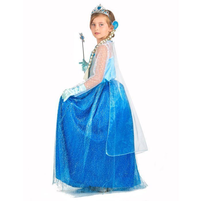 Fantasia - Fantasia e acessórios da Princesa do Gelo Azul para meninas