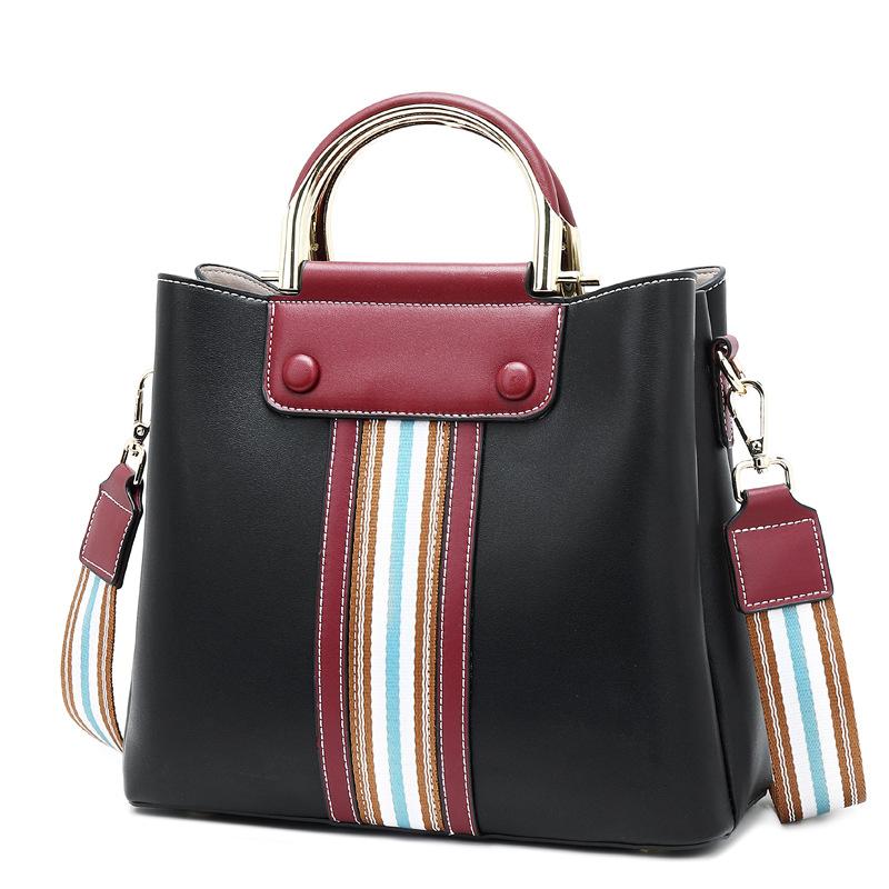 Sac bandoulière femme en cuir véritable, multi-compartiments, sac à main tendance pour le bureau, sac bandoulière en cuir de vachette de haute qualité