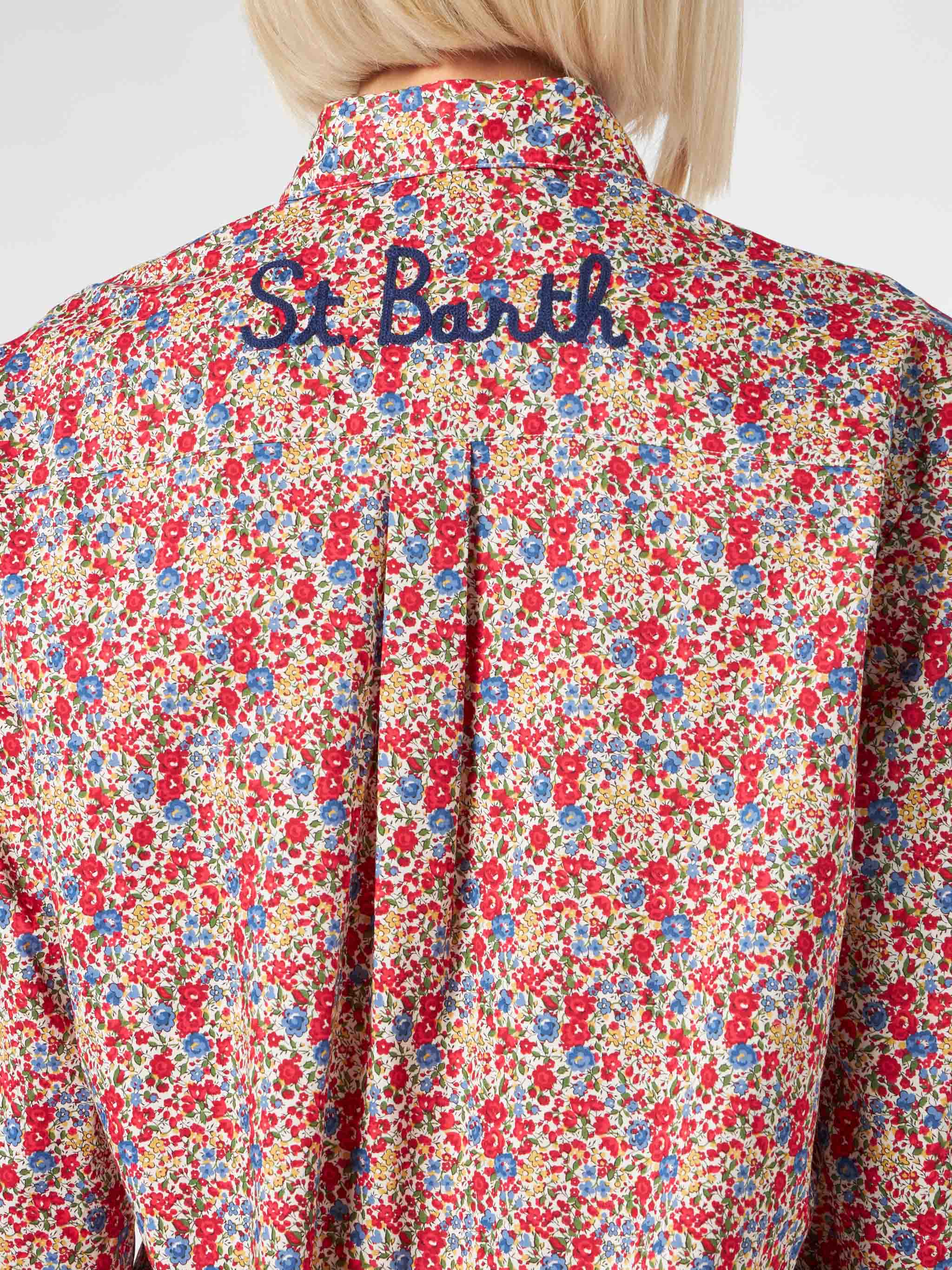 Katoenen shirt met Liberty-print | LIBERTY SPECIALE EDITIE