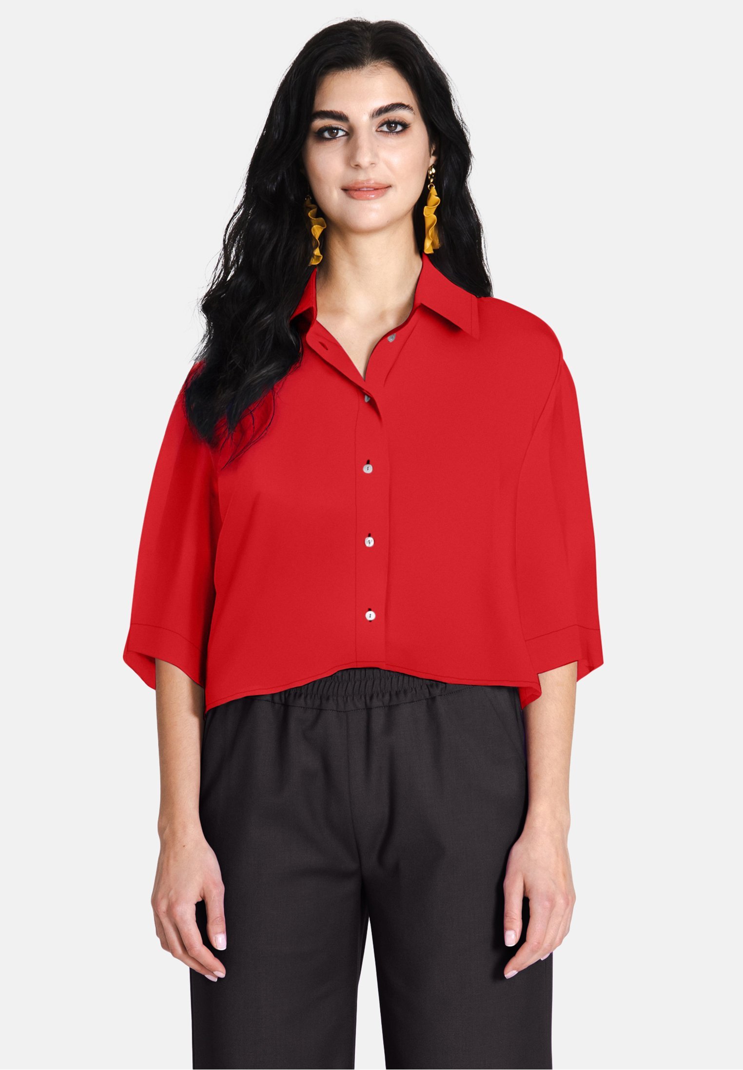 Jascha Stockholm BELLY - Chemisier boutonné - rouge