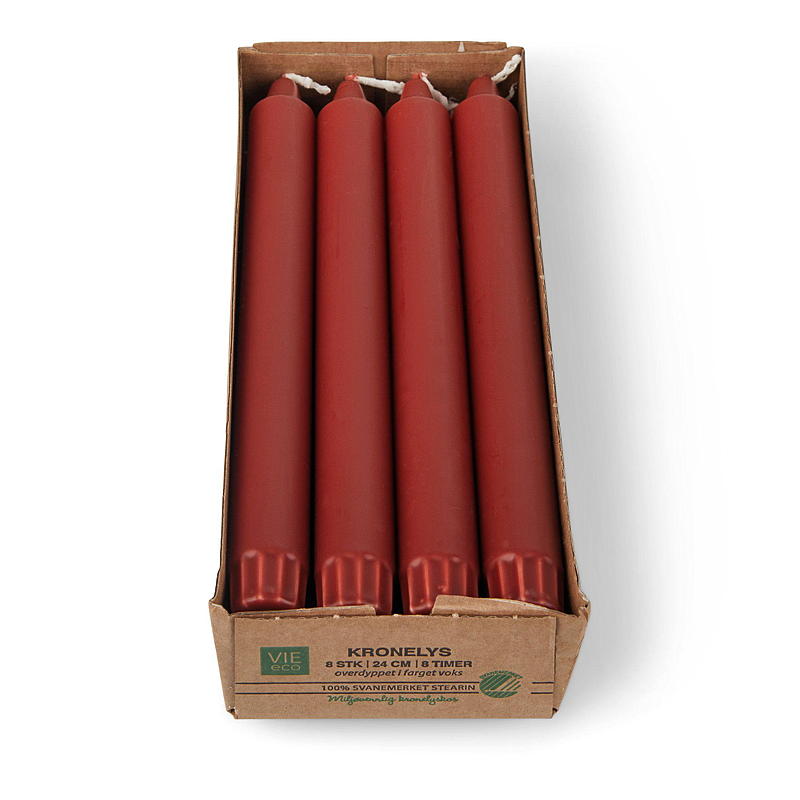 Vie Eco Crown-lampa 8-pack 24 cm 8 timmar eko rost
