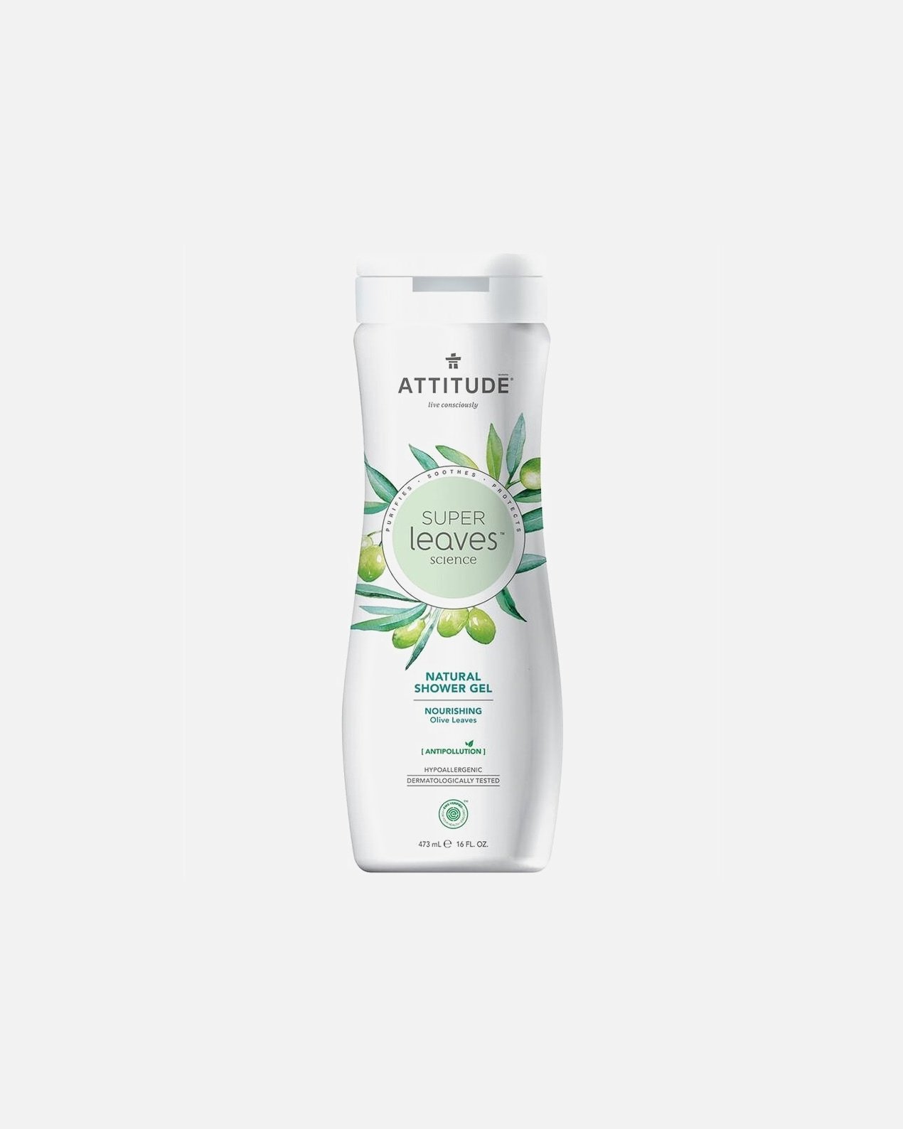 Gel za prhanje Attitude Super Leaves Science gel za prhanje - negovalni - 473 ml