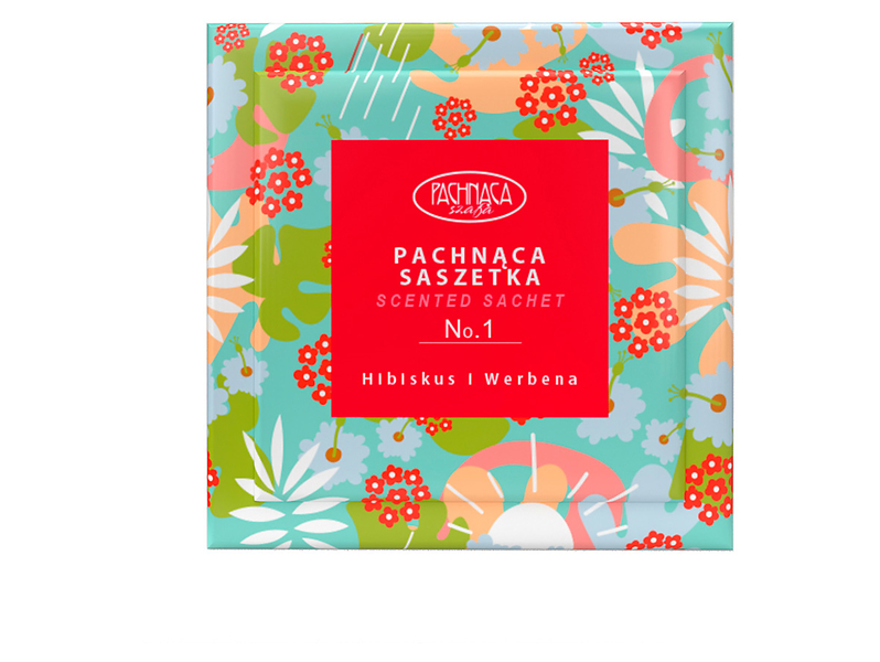 Pachnąca saszetka do szafy Hibiskus i Werbena