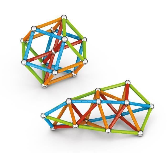 Jeu de construction magnétique - GEOMAG - Supercolor - 93 pièces - Magnétique - Dès 3 ans