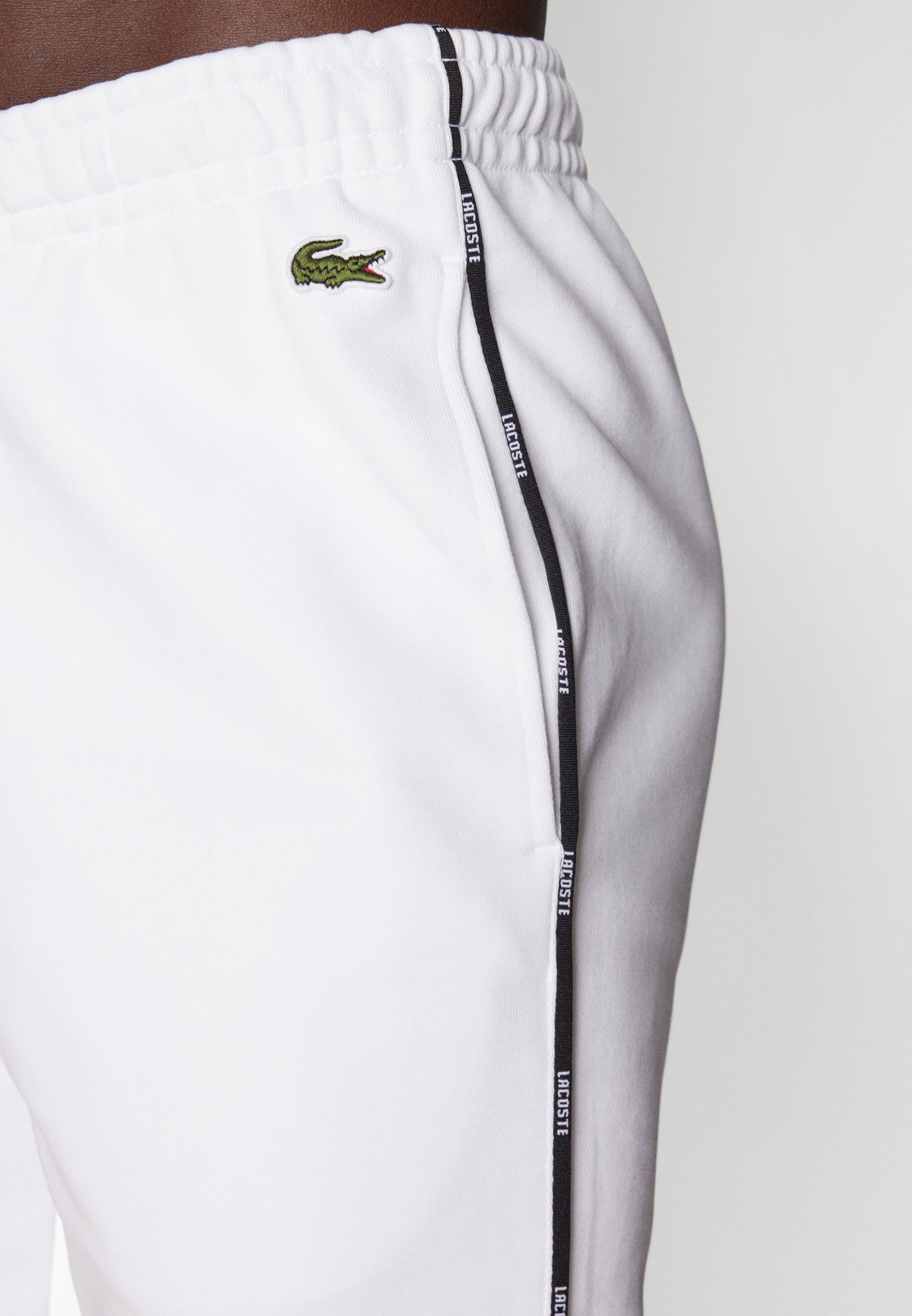 Lacoste Sport PANT TAPE - Treningsbukse - white