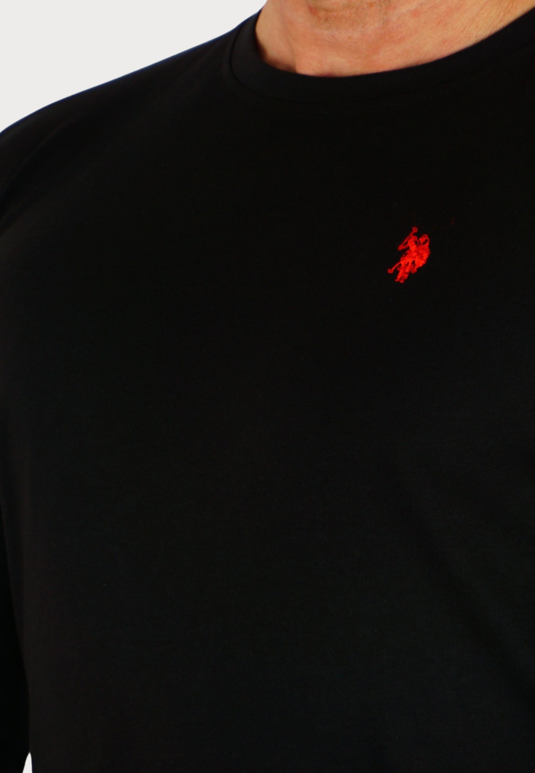 US Polo Assn. Langarmshirt - schwarz