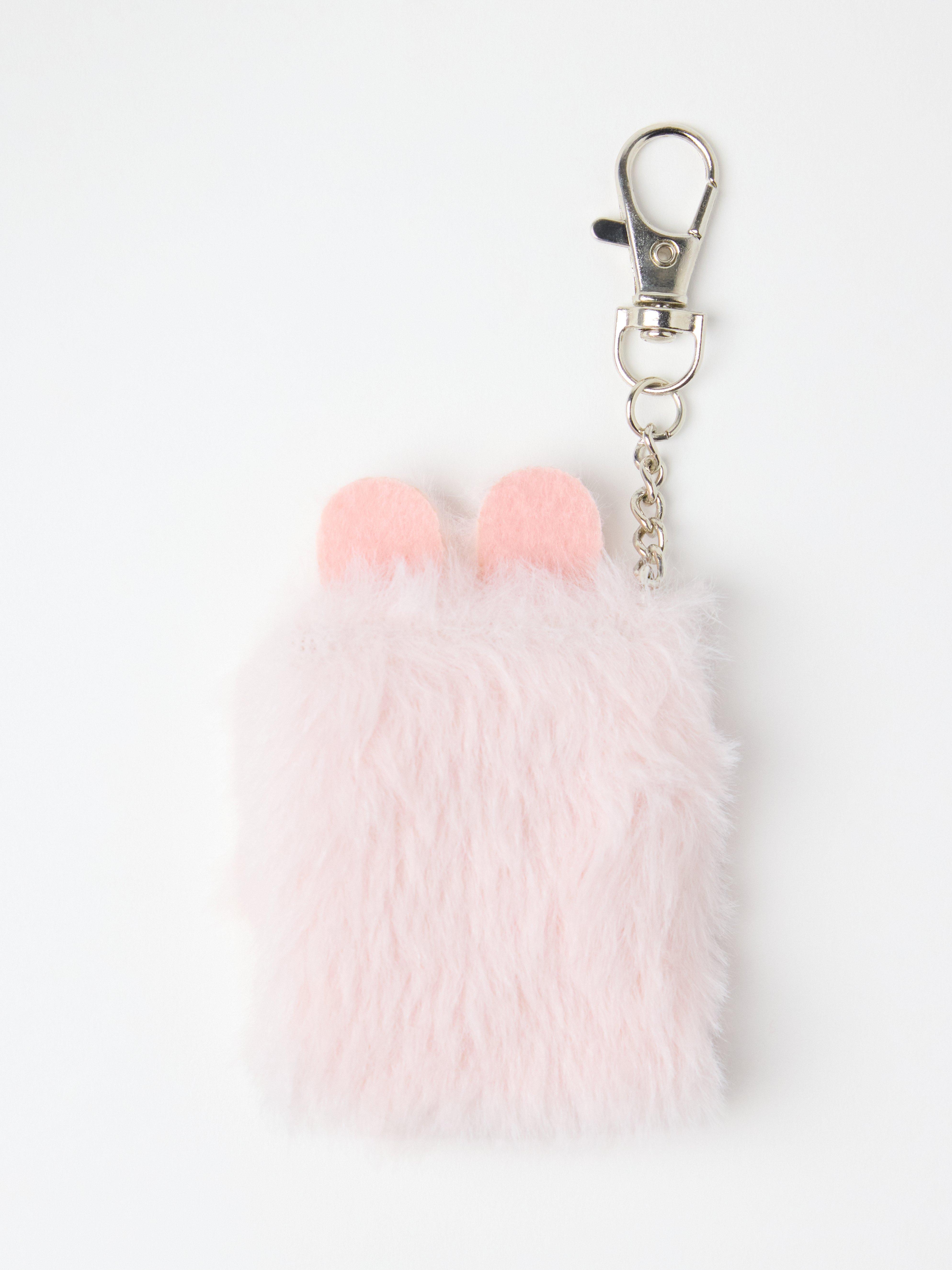Decoração de bolsa rosa claro