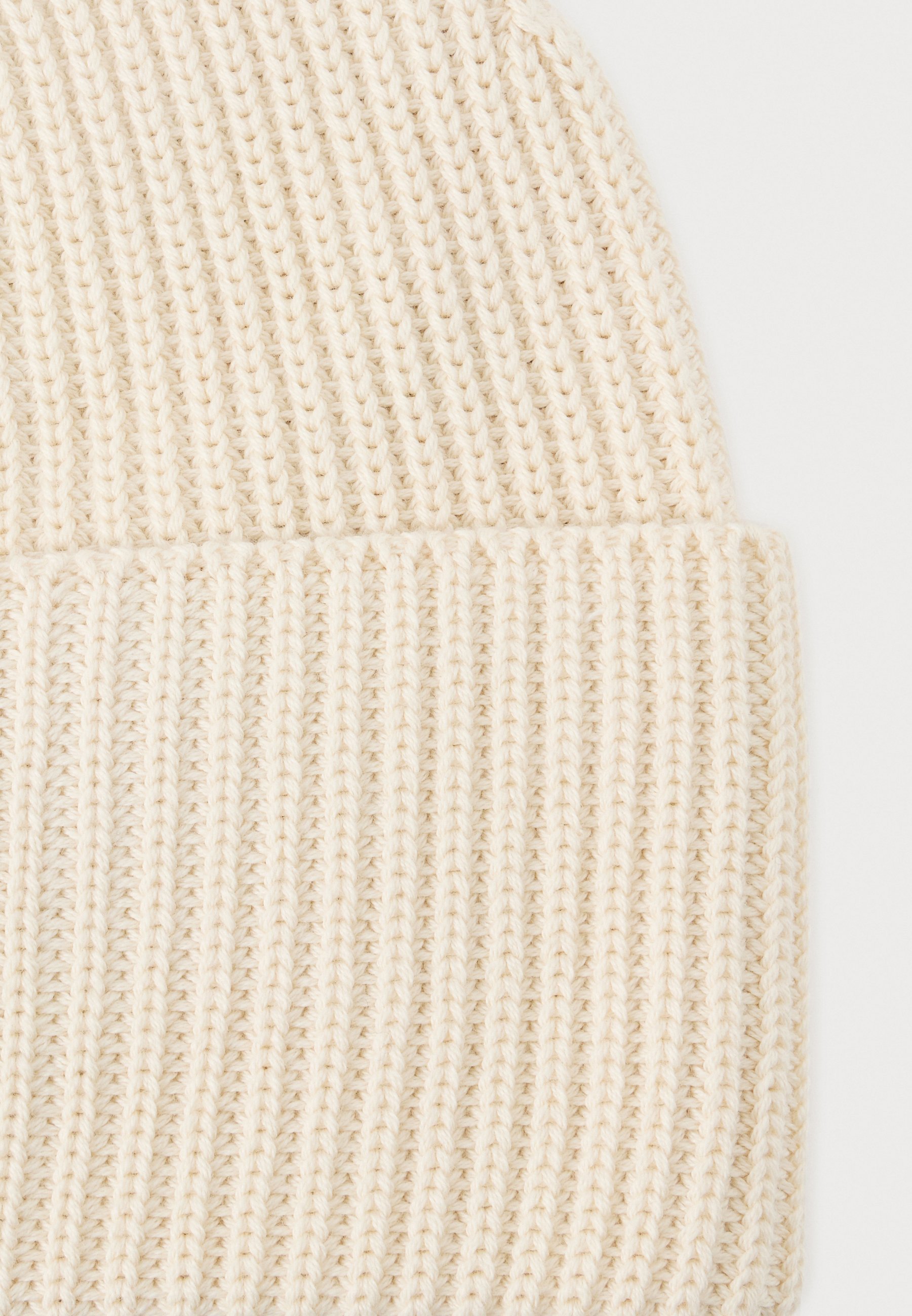 Marc O'Polo BEANIE FOLD UP - Beanie - krijtachtig zand