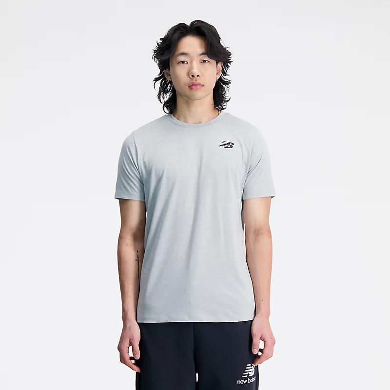 Tenacity Heathertech Herren-T-Shirt – Sportgrau meliert
