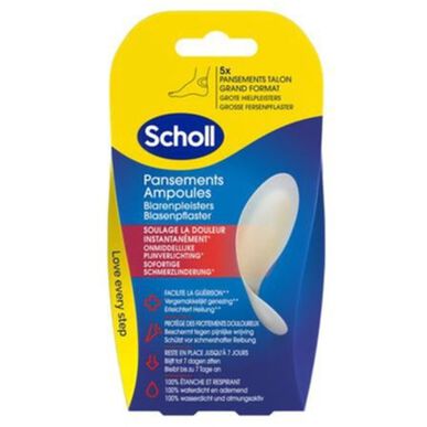 Scholl Közepes Hólyagtapaszok Fájdalomcsillapító 5 db 5 db