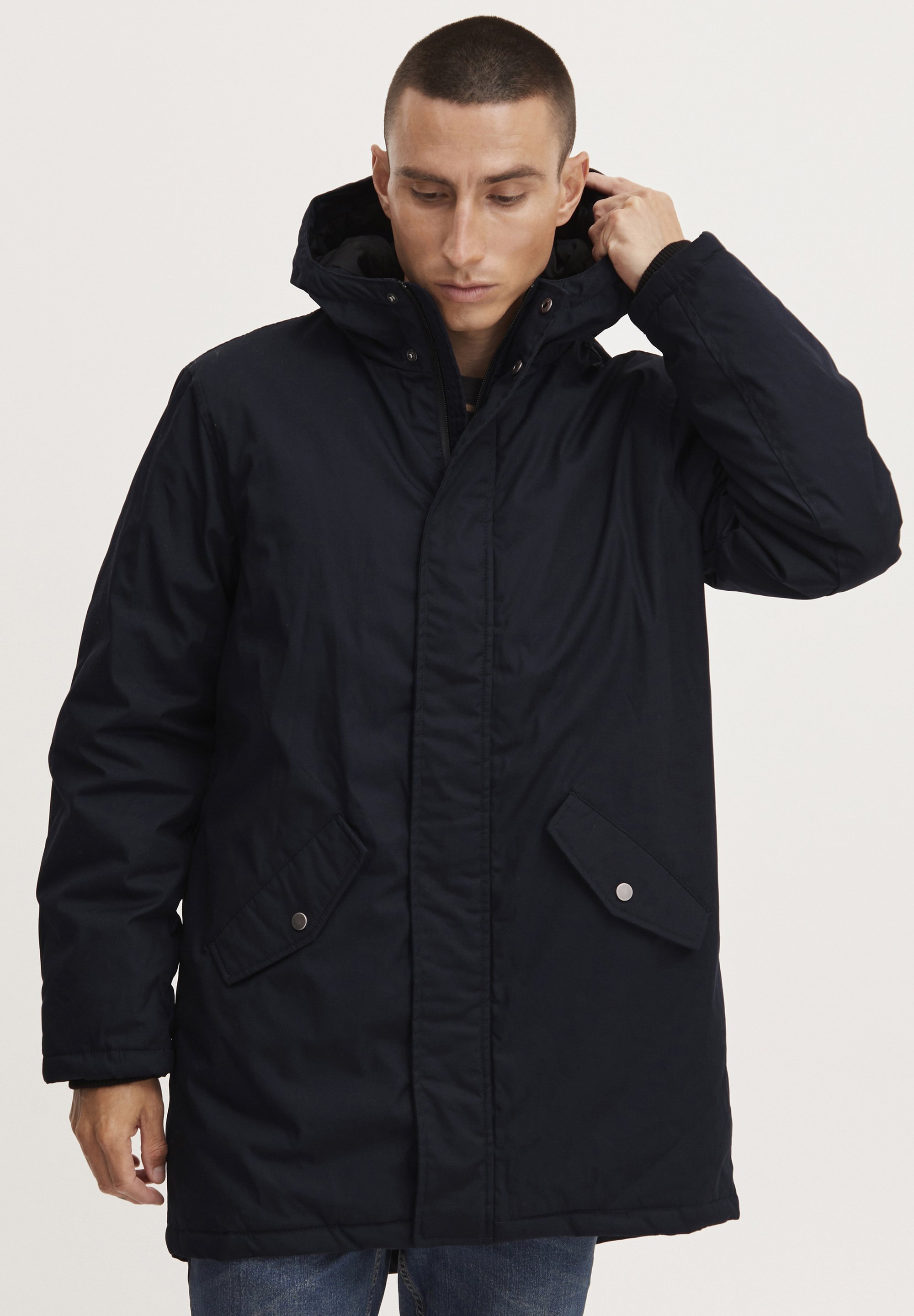 Casaco de inverno Solid SDCaine - azul-marinho