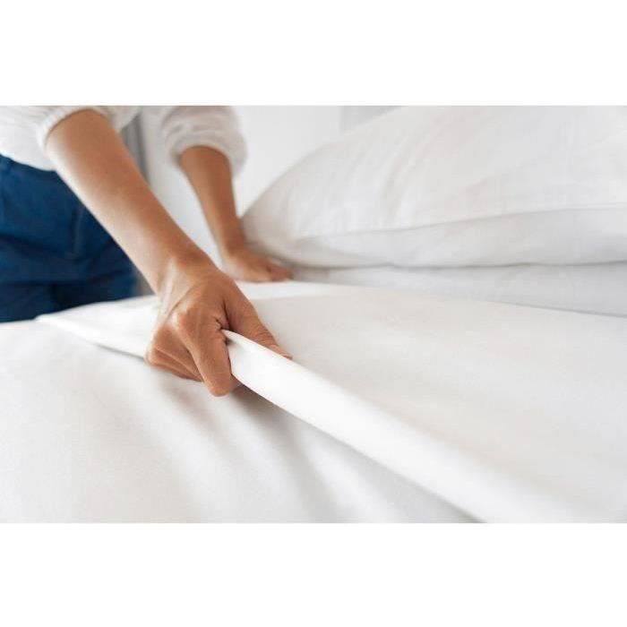 Funda nórdica DODO - 260x240 cm - Algodón - Antibacterial - Blanca