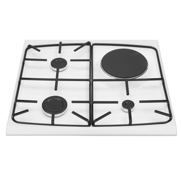 Cuisinière mixte Thomson TMMP63.3WH blanche