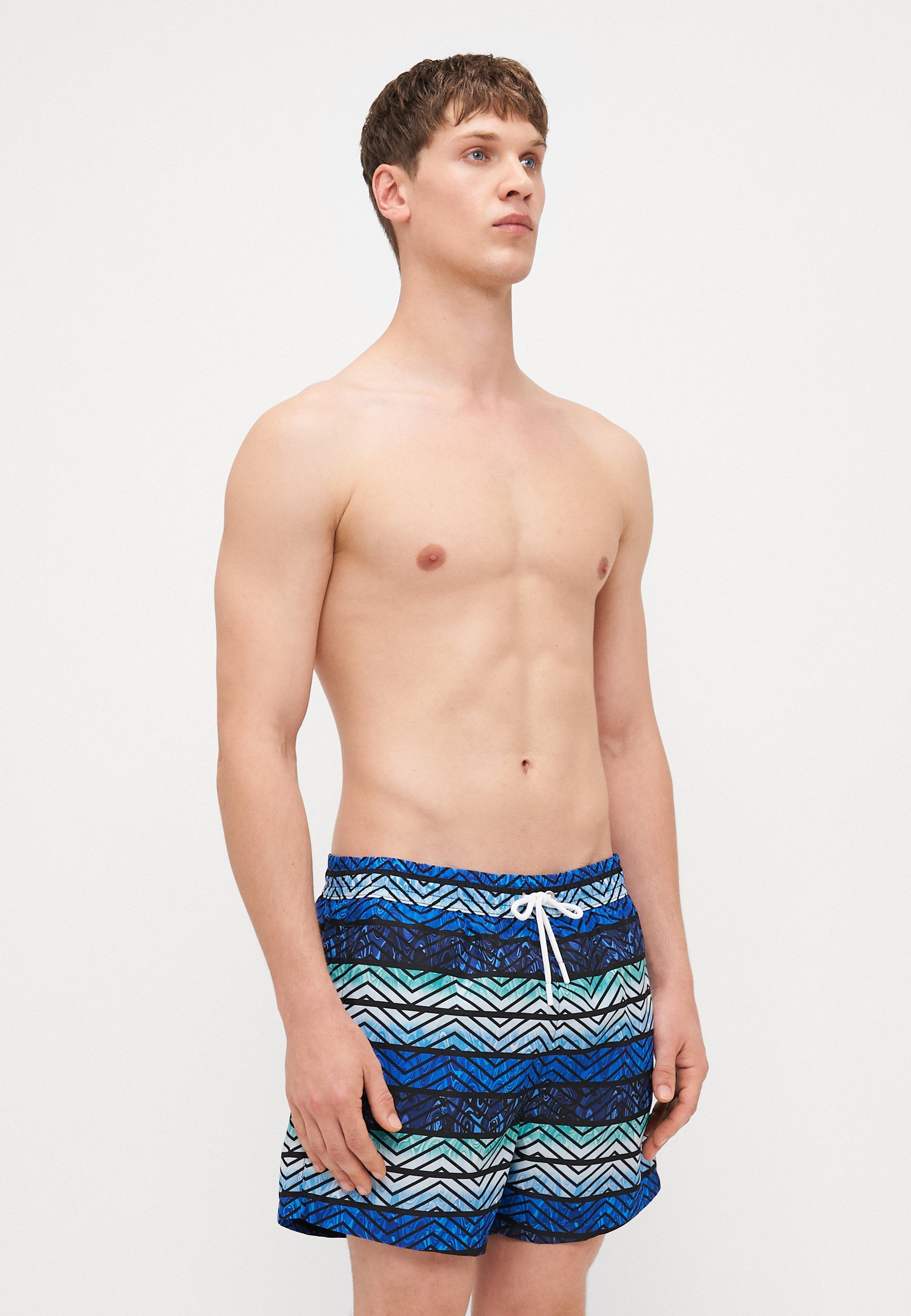 Missoni zwembroek - blauwe tinten