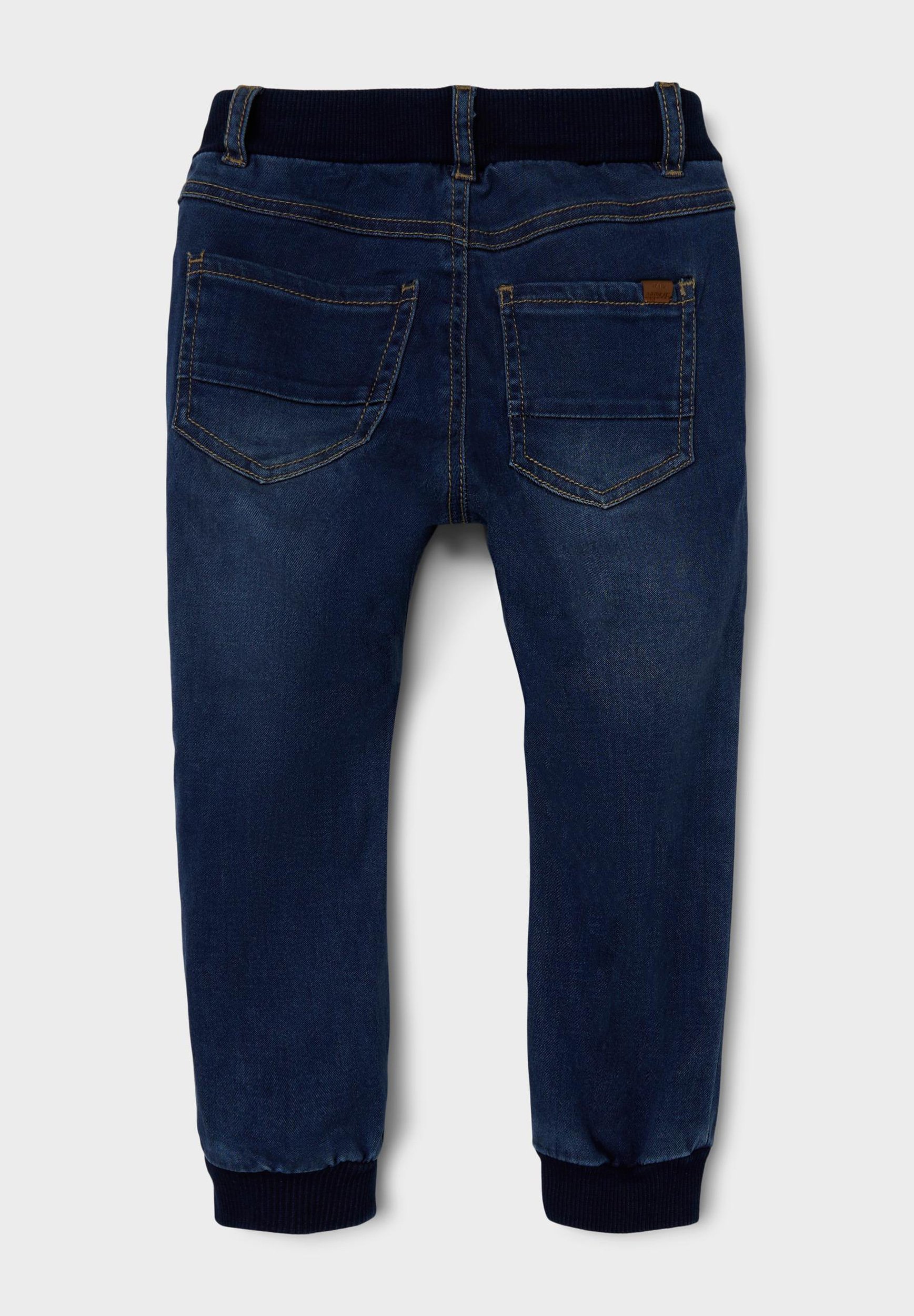 NMMBOB NOOS - Džíny Straight Fit - blue