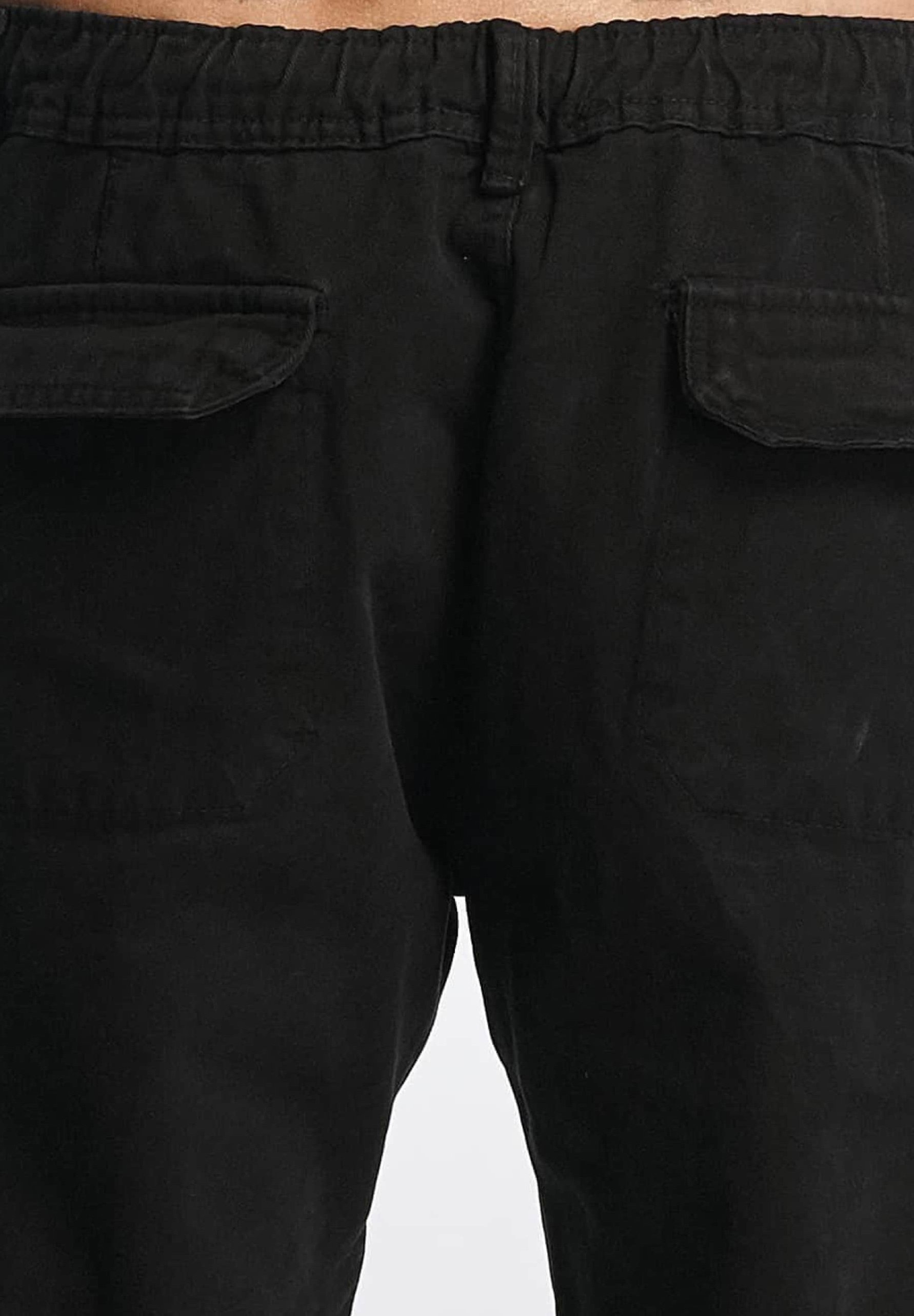 DEF KINDOU - Kalhoty cargo - black
