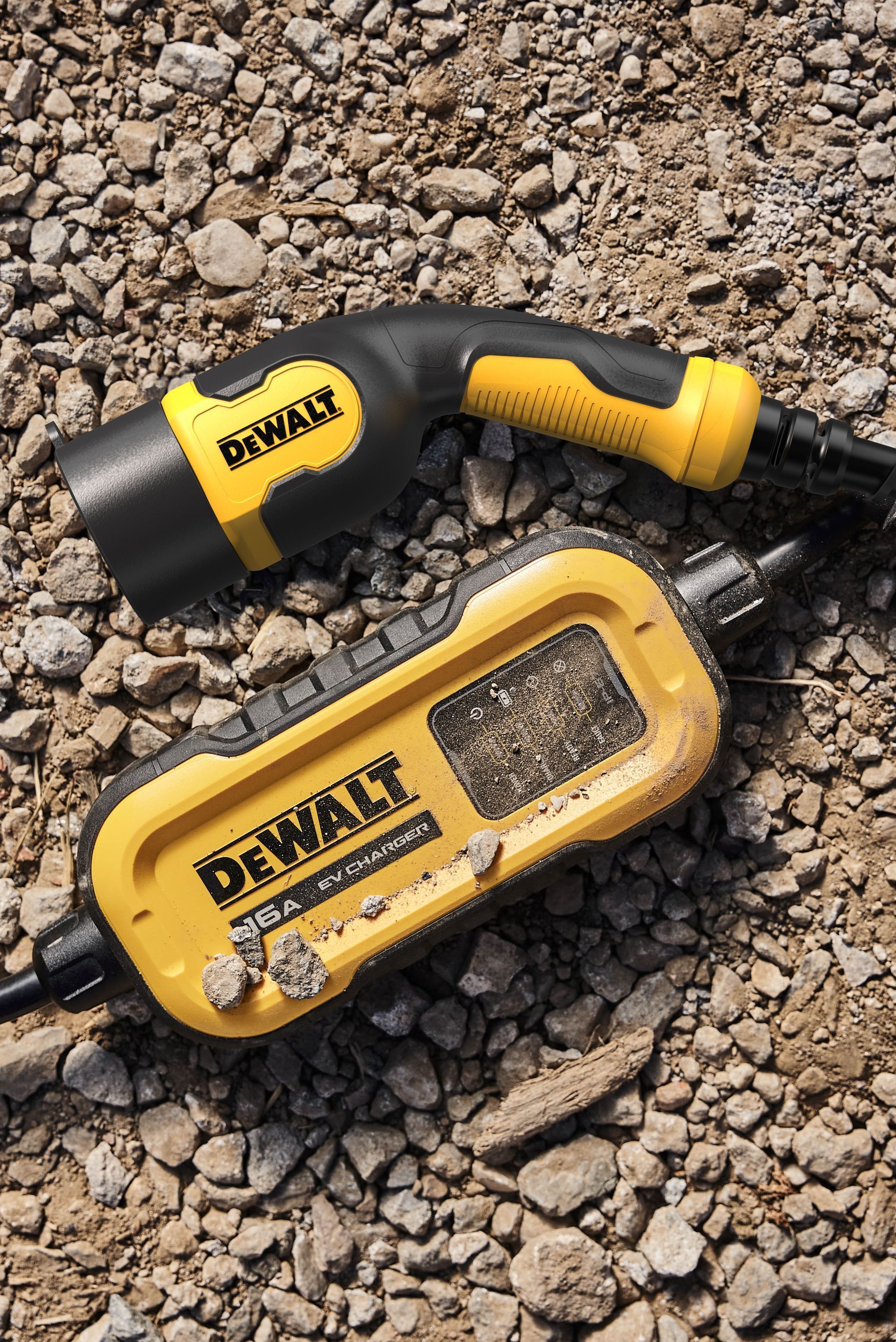 Cargador portátil para vehículos eléctricos - DEWALT - 3,7 kW - Tipo 2 + Enchufe - 7 m - 16 A - 230 V CA