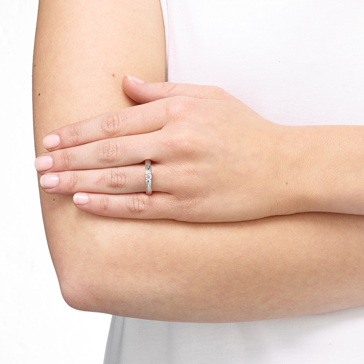 Heideman Bague Intensio blanc