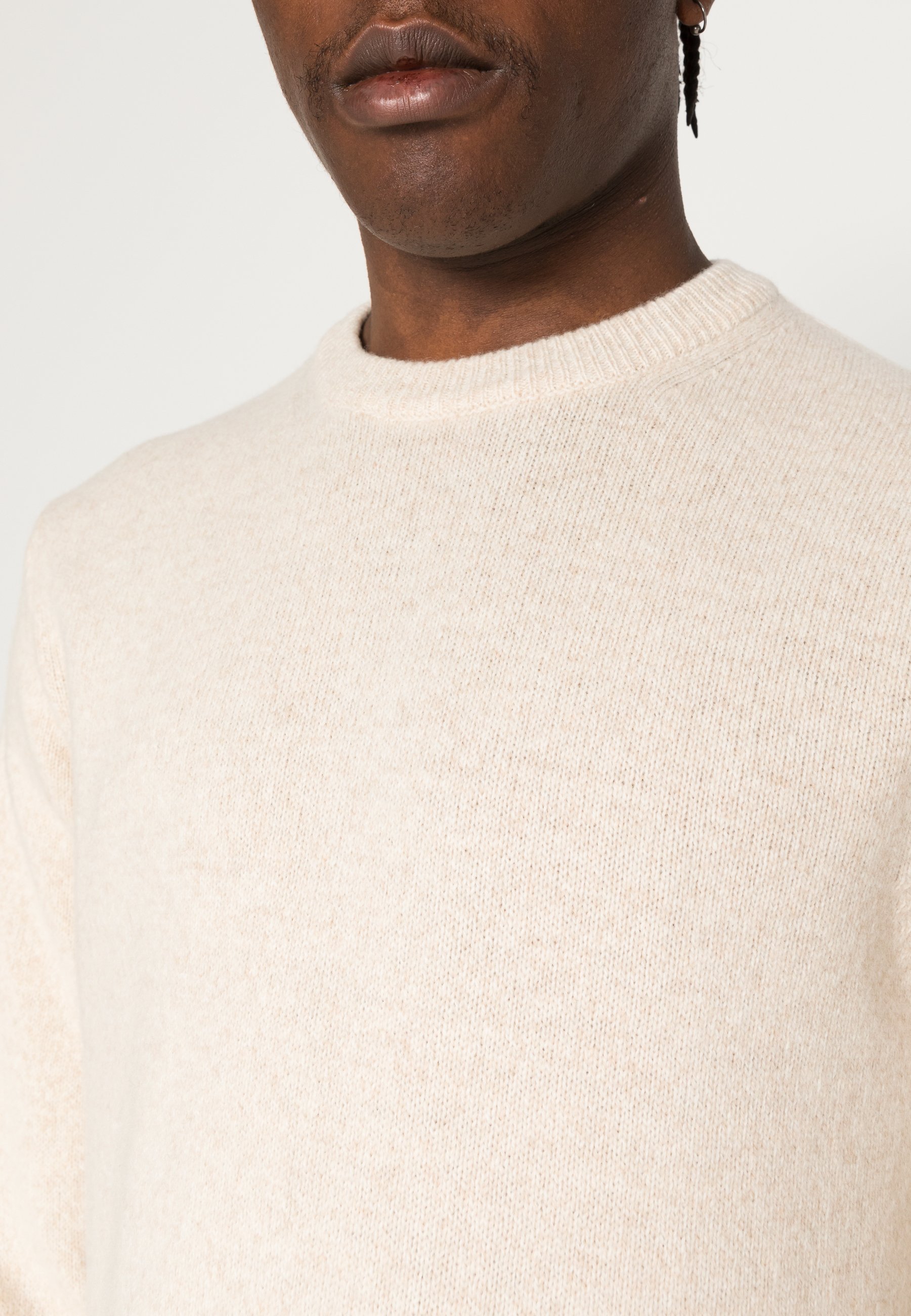 Casual Friday CFKARL CREW NECK - Maglione - melange sabbia chiaro