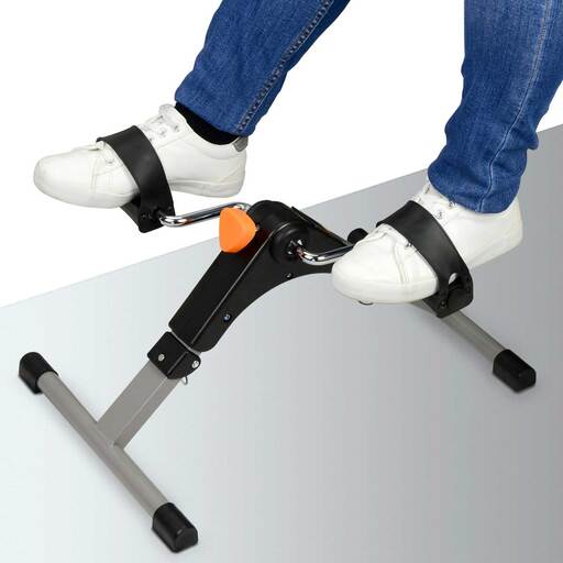 Exercício manual dobrável com pedal Gridinlux para pernas e exercícios passivos.