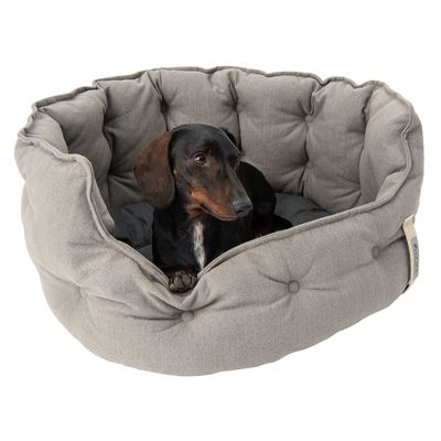 Gemütliches ecoLIFE Hundebett Grau